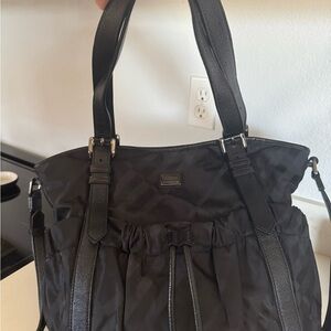 Elegant Black Burberry Tote Bag
